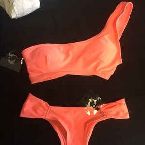 Coral Bathing Suit